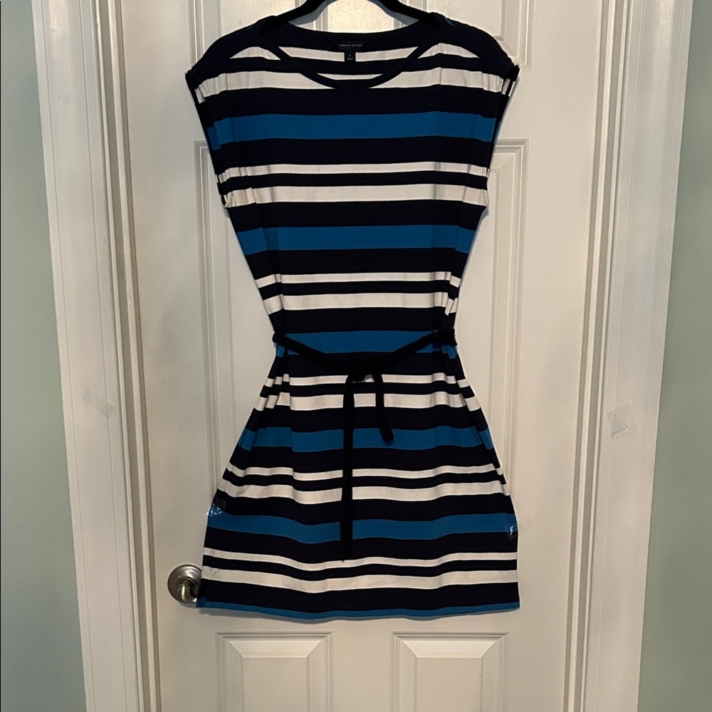 Tommy Hilfiger Navy and White Striped Dress - Picture 2 of 5